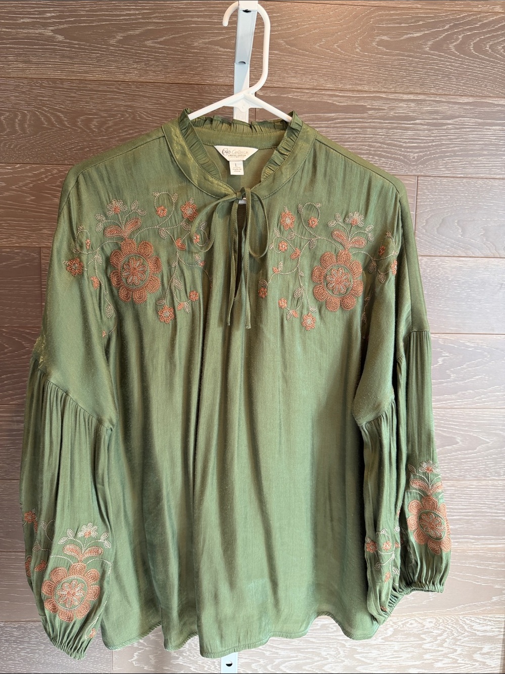 Boho Embroidered Top